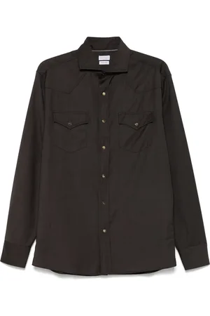 Brunello Cucinelli Chemise en laine vierge