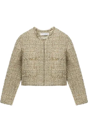 IRO Veste en tweed à coupe crop
