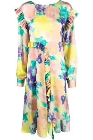REMAIN Robe longue à fleurs