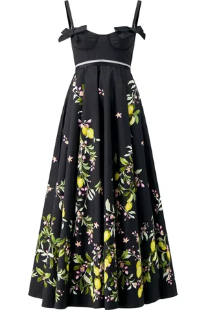 Giambattista Valli Robe évasée Saint-Tropez à fleurs
