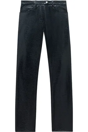 Courrèges Pantalon droit à coupe cinq poches