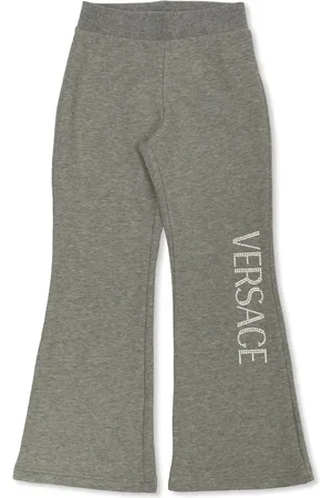 VERSACE Pantalon de jogging à logo strassé