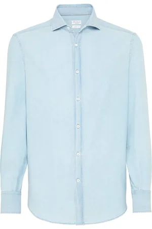 Brunello Cucinelli Chemise à col italien