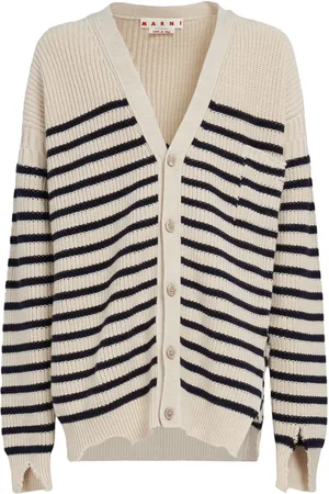 Marni Cardigan rayé à col v