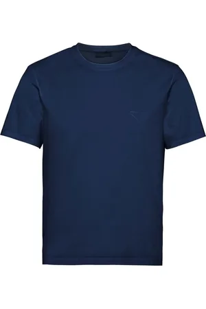Prada T-shirt en coton à logo brodé