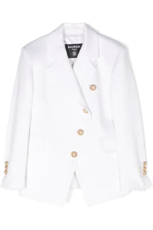 Balmain Blazer asymétrique à simple boutonnage