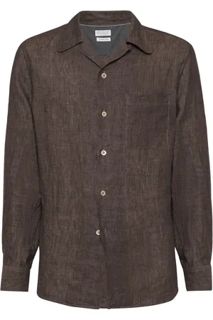 Brunello Cucinelli Chemise à boutonnière