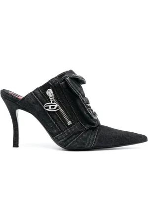 Diesel Mules D-Venus Pocket 100 mm en jean