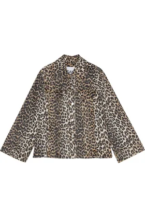 Ganni Veste à imprimé animalier