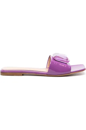 Gianvito Rossi Claquettes Jaipur à ornements en cristal
