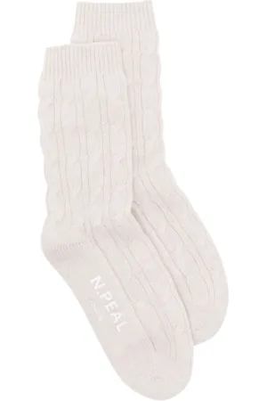 N.PEAL Chaussettes en cachemire