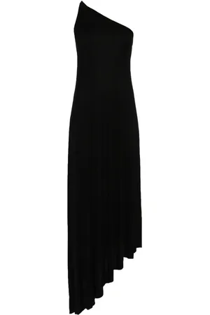 PNK Robe nervurée à design asymétrique à une épaule