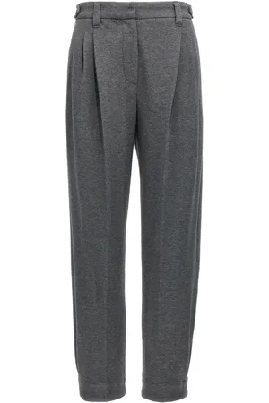 Brunello Cucinelli Pantalon en coton mélangé