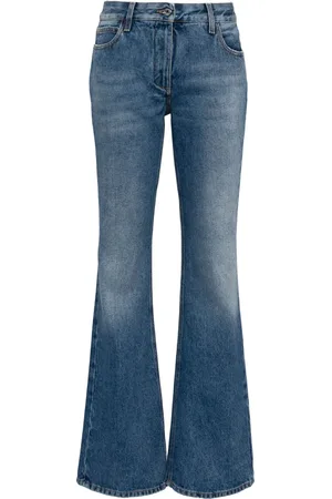OFF-WHITE Jean évasé en coton