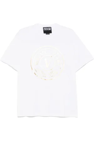 VERSACE T-shirt à détail V-Emblem