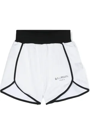 Balmain Short en jersey à logo imprimé
