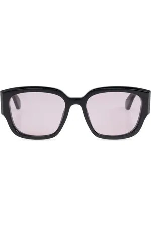 Alexander McQueen Lunettes de soleil à logo gravé