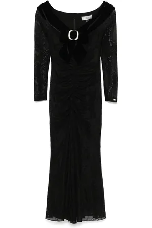 NISSA Robe mi-longue à détail de nœud