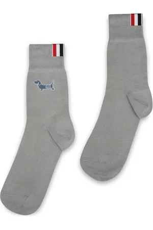 Thom Browne Chaussettes à motif Hector en jacquard