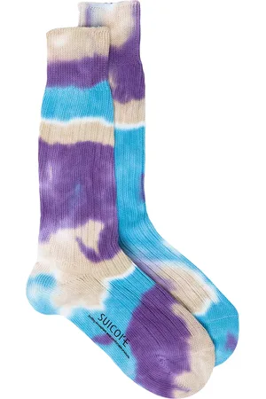 SUICOKE Chaussettes à motif tie dye