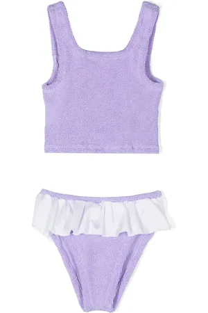Hunza G Bikini Olive à volants