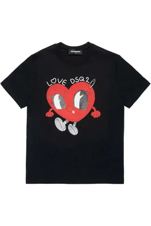 Dsquared2 T-shirt en coton à imprimé graphique