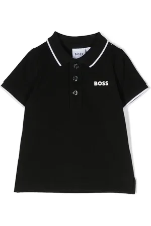 HUGO BOSS Polo en coton à logo imprimé