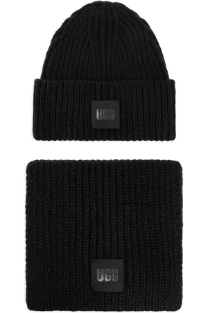 UGG Bonnet nervuré à patch logo