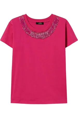Twin-Set T-shirt à franges