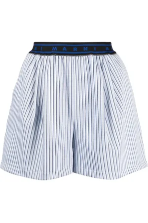 Marni Short rayé à bande logo