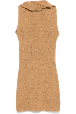 AYA MUSE Robe courte en maille à capuche