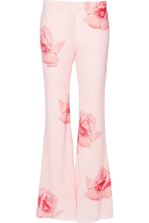 Kenzo Pantalon évasé à fleurs