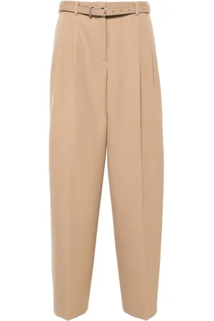 Jil Sander Pantalon à taille ceinturée