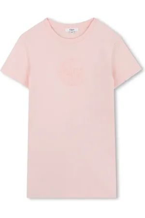 Chloé Robe à logo brodé
