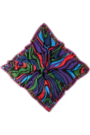 Puccini écharpe en soie à motif Marmo