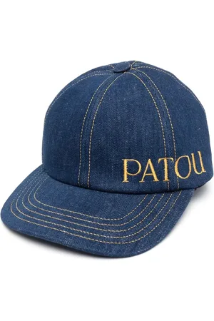 Patou Casquette en jean à logo brodé