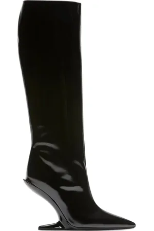Nº21 Bottines Schuhe 120 mm en cuir