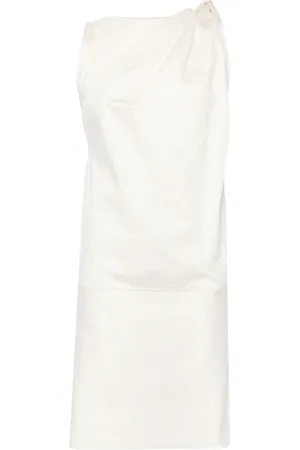 Totême Robe mi-longue à épaules torsadées