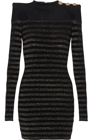 Balmain Robe courte à rayures