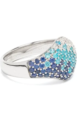 TOM WOOD Bague à ornements en zircon