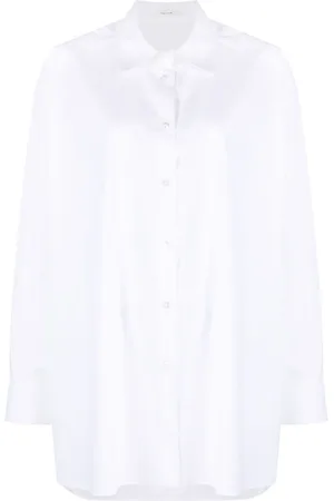 The Row Chemise en coton à manches longues