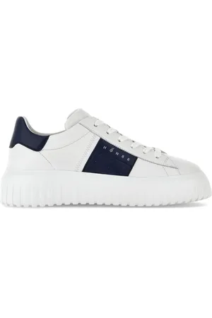 Hogan Baskets H-Stripes en cuir