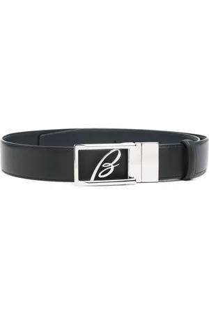 BRIONI Ceinture réversible en cuir à boucle logo