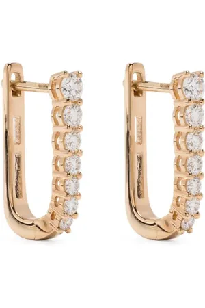 Dana Rebecca Designs Créoles Ava Bea en 14ct serties de diamants
