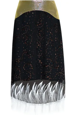 Tory Burch Jupe mi-longue à sequins brodés