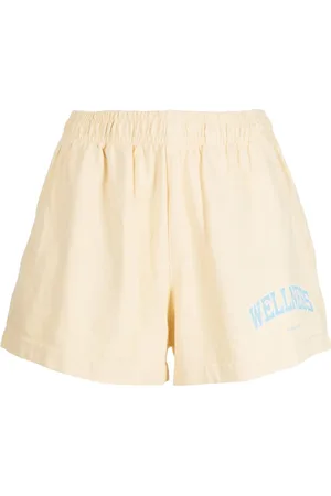 Sporty & Rich Short en coton à imprimé Wellness