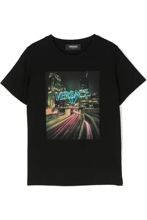 VERSACE T-shirt Blinding Lights en coton