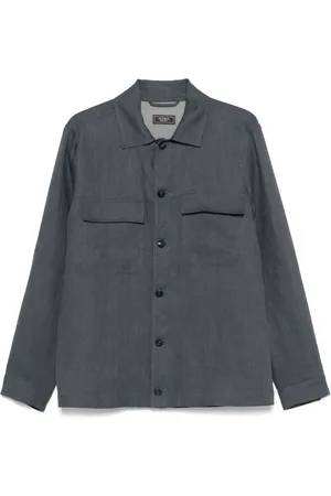 PESERICO SIGN Veste en lin à design structuré