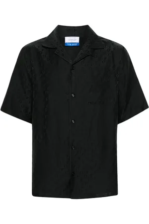 OFF-WHITE Chemise à motif monogrammé en jacquard