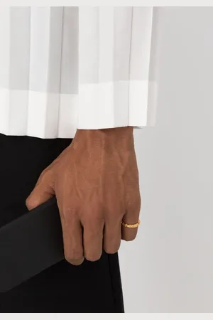 Alighieri Bague en argent sterling à logo martelé